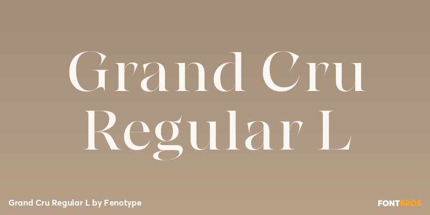 Grand Cru Regular L Font Poster #1