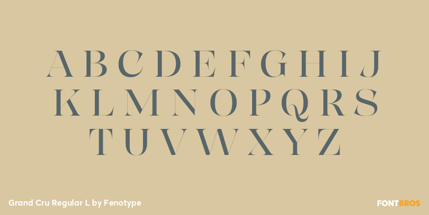 Grand Cru Regular L Font Poster #2