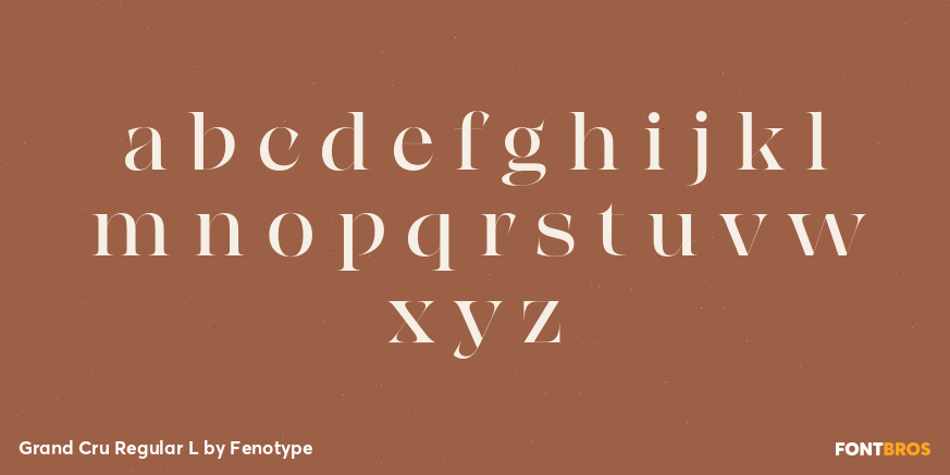 Grand Cru Regular L Font Poster #3