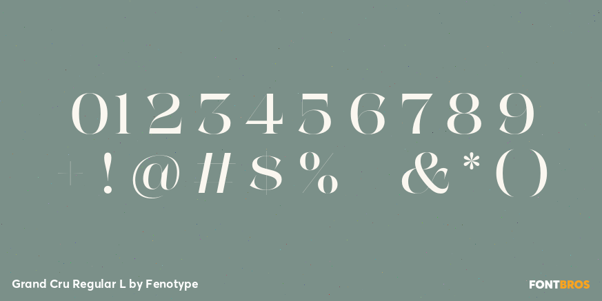 Grand Cru Regular L Font Poster #4