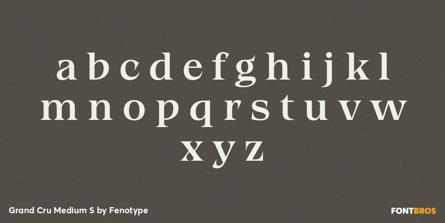 Grand Cru Medium S Font Poster #3