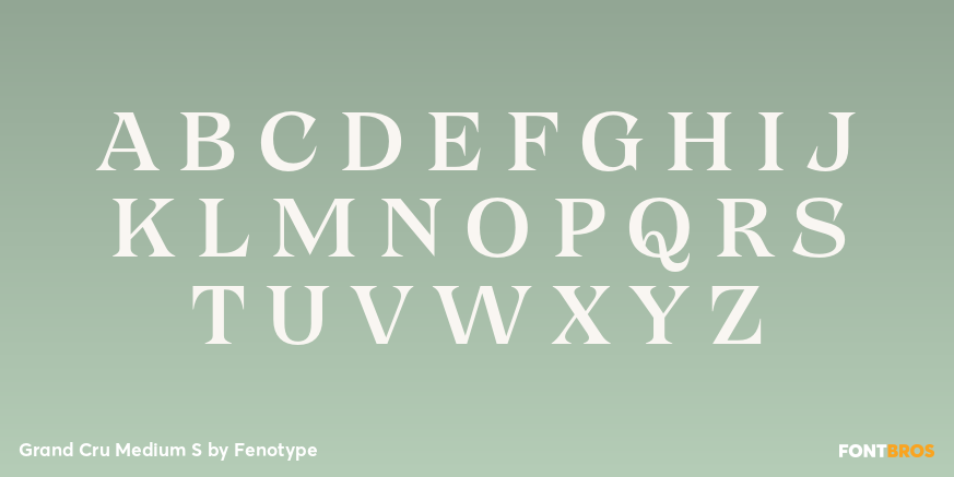 Grand Cru Medium S Font Poster #1