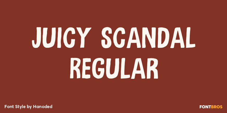 Juicy Scandal Regular Poster