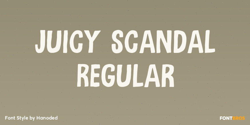 Juicy Scandal Regular Poster
