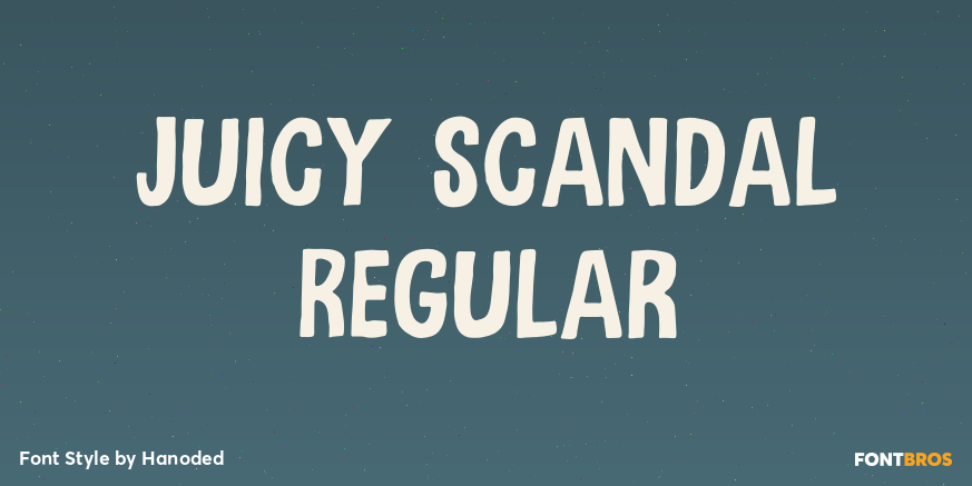 Juicy Scandal Regular Poster