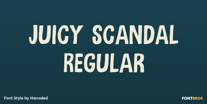Juicy Scandal Regular Poster