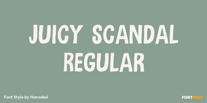 Juicy Scandal Regular Poster