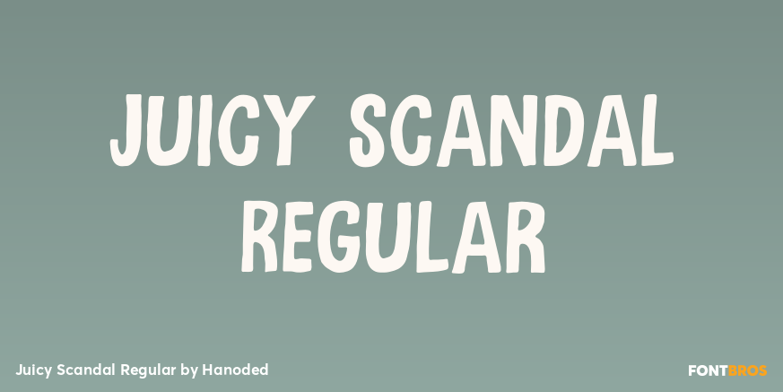 Juicy Scandal Regular Poster