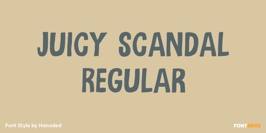 Juicy Scandal Regular Poster