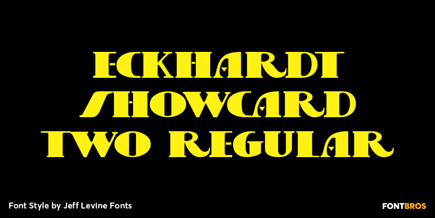 Eckhardt Showcard Two Regular Poster