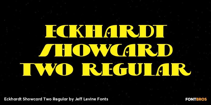 Eckhardt Showcard Two Regular Poster