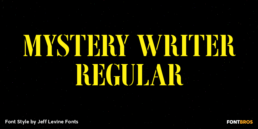 Mystery Writer Regular Poster