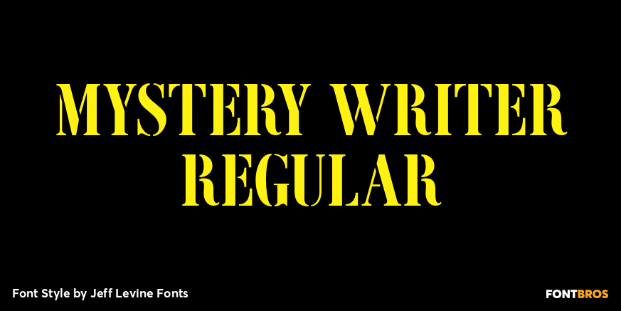 Mystery Writer Regular Poster