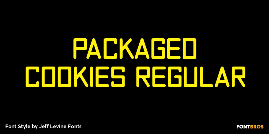 Packaged Cookies Regular Poster