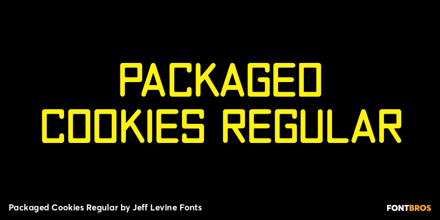 Packaged Cookies Regular Poster