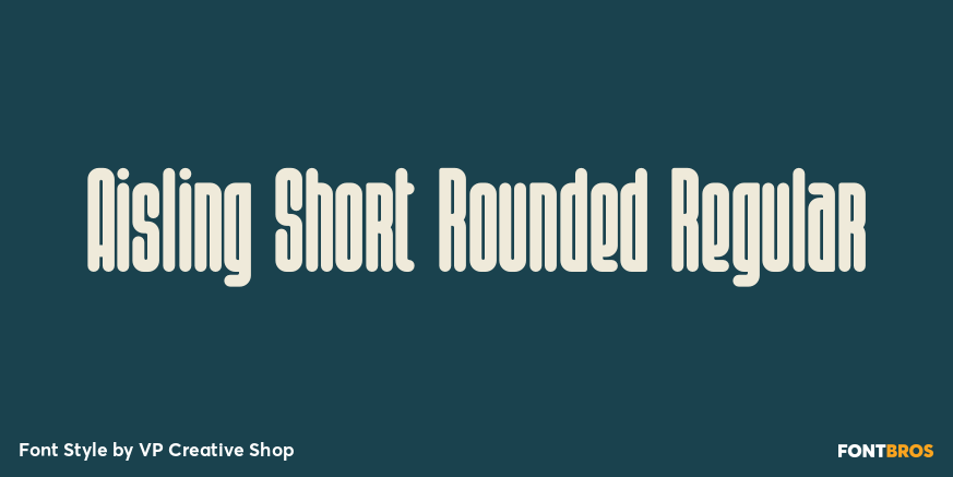 Aisling Short Rounded Regular Poster