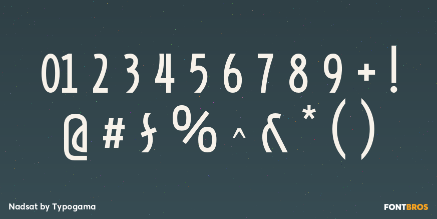 Nadsat Font Poster #4