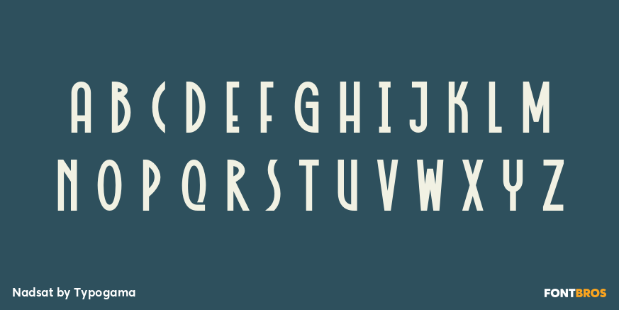 Nadsat Font Poster #2