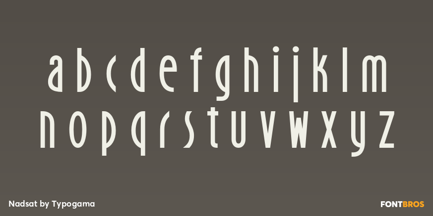 Nadsat Font Poster #3