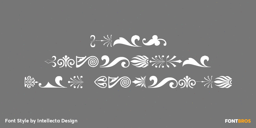 Easy Fleurons Two Regular Poster