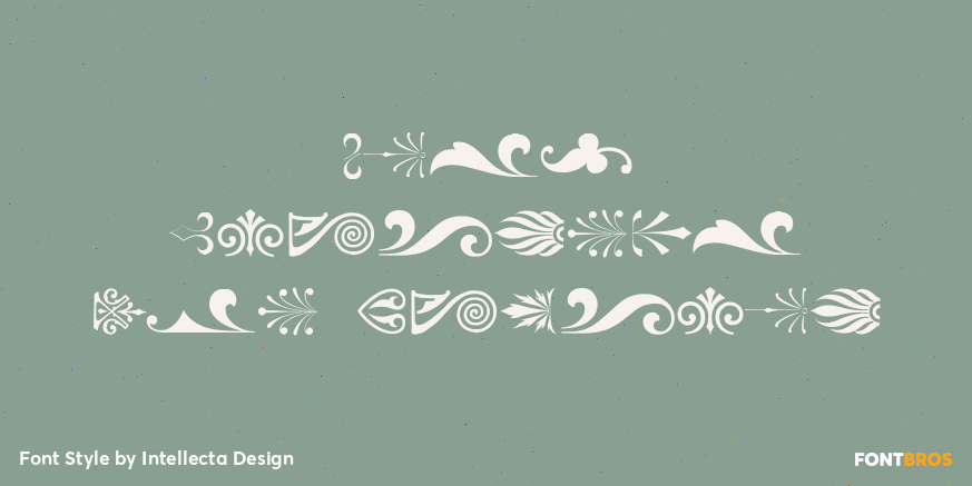 Easy Fleurons Two Regular Poster