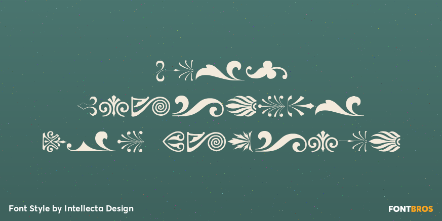 Easy Fleurons Two Regular Poster