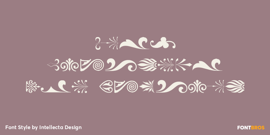 Easy Fleurons Two Regular Poster