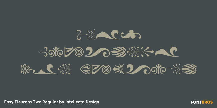 Easy Fleurons Two Regular Poster