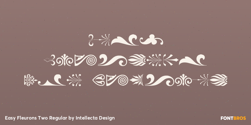 Easy Fleurons Two Regular Poster