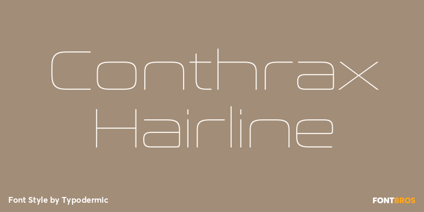 Conthrax Hairline Poster