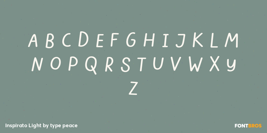 Inspirato Light Font Poster #1