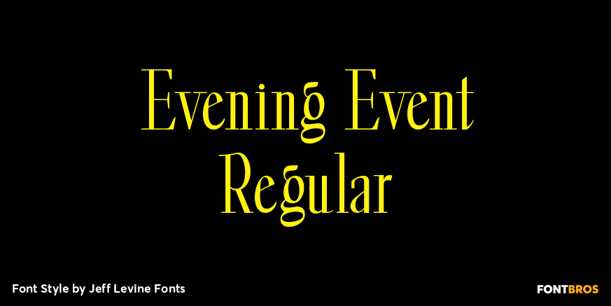 Evening Event Regular Poster