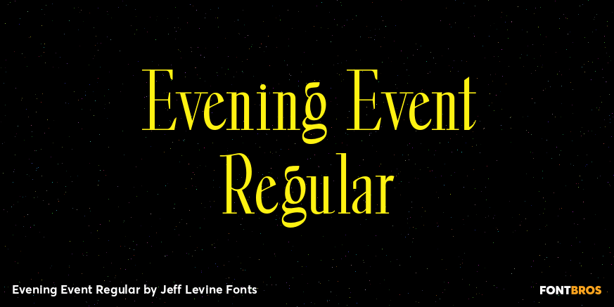 Evening Event Regular Poster