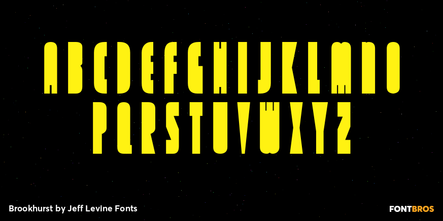 Brookhurst Font Poster #2