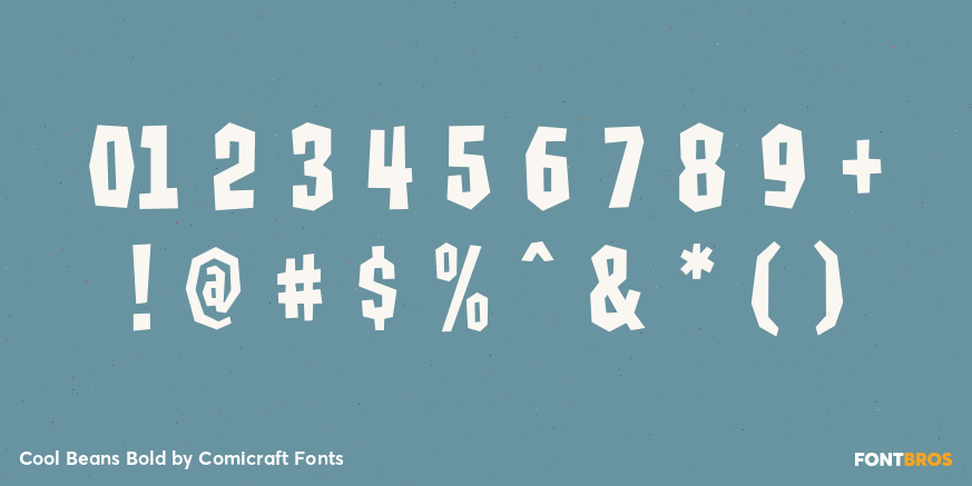 Cool Beans Bold Font Poster #1