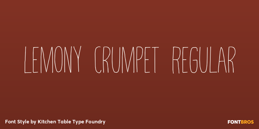 Lemony Crumpet Regular Poster