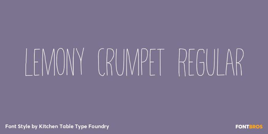 Lemony Crumpet Regular Poster