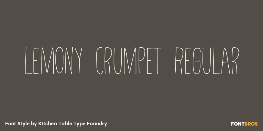 Lemony Crumpet Regular Poster
