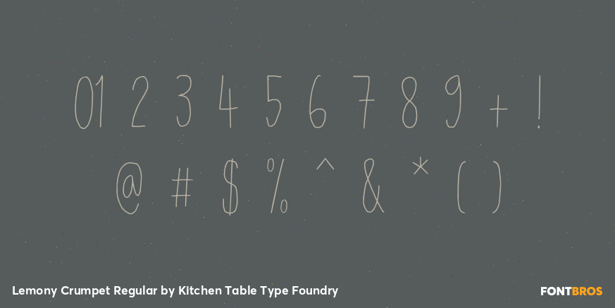 Lemony Crumpet Regular Font Poster #4