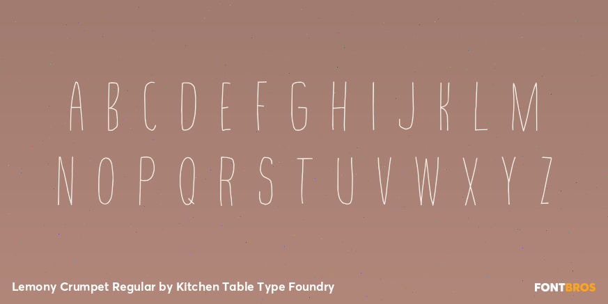 Lemony Crumpet Regular Font Poster #2
