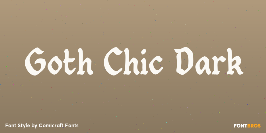 Goth Chic Dark Poster