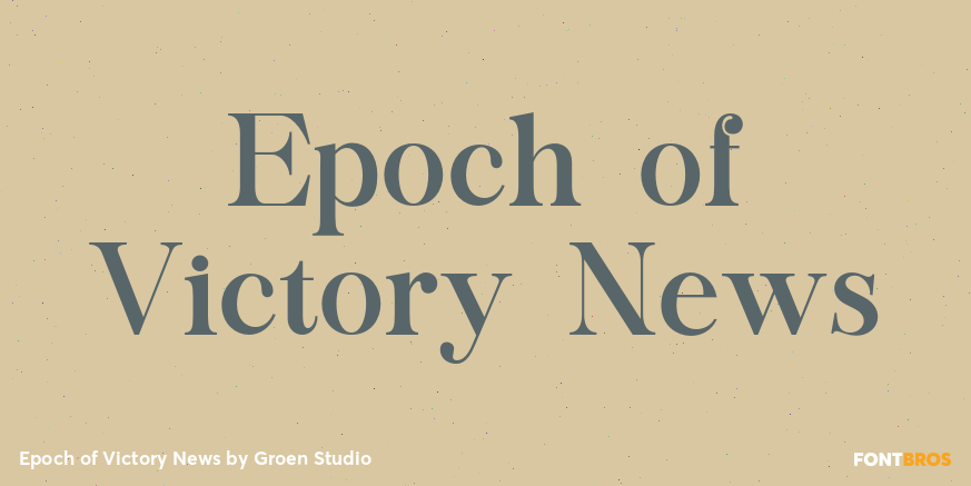 Epoch of Victory News Poster