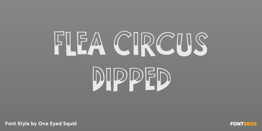 Flea Circus Dipped Poster