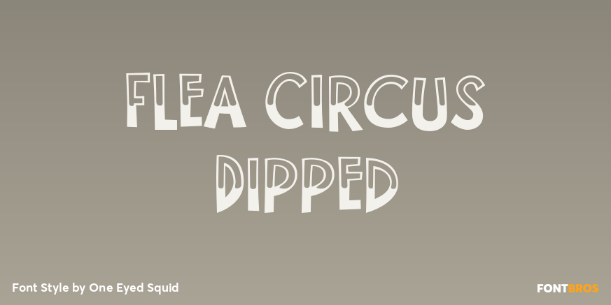 Flea Circus Dipped Poster