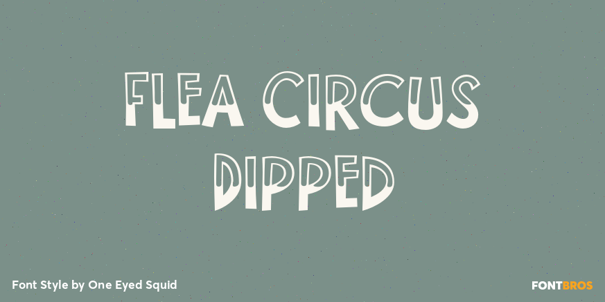 Flea Circus Dipped Poster