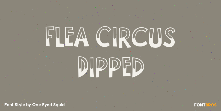 Flea Circus Dipped Poster