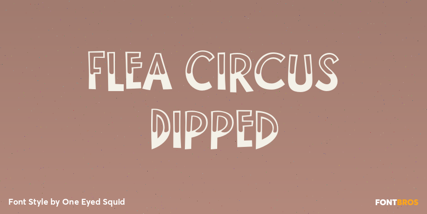 Flea Circus Dipped Poster