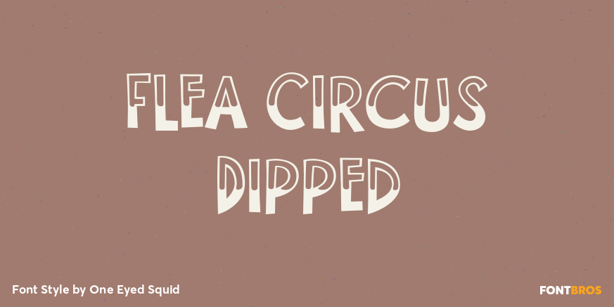 Flea Circus Dipped Poster