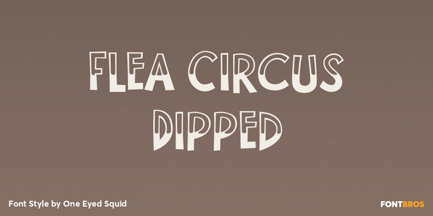 Flea Circus Dipped Poster