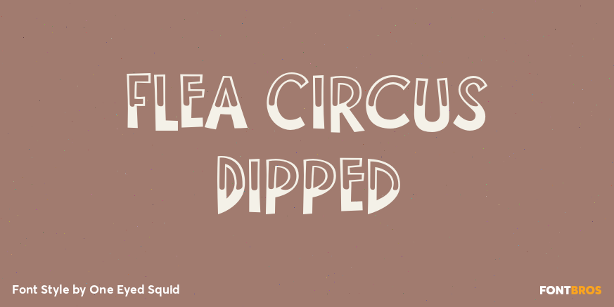 Flea Circus Dipped Poster